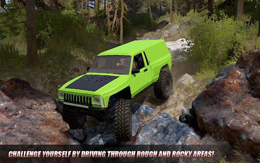 4x4 offroad jeep driving game screenshot 2