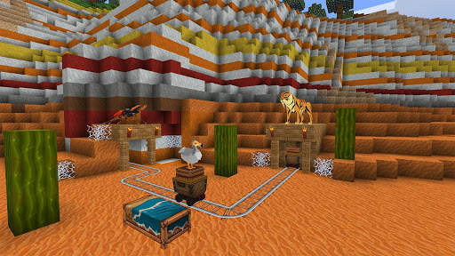 PrimalCraft: Cubes Craft & Survive Game screenshot 1