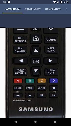 Remote Control For Samsung TV screenshot 3