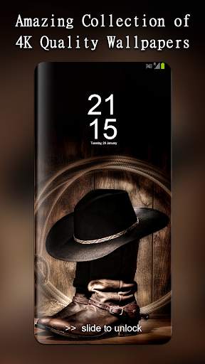 Cowboy: Lock Screen Wallpaper 1 تصوير الشاشة