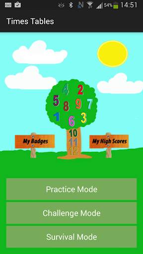 Times Tables 1 تصوير الشاشة