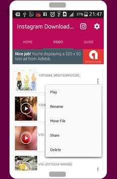 Download Instagram Videos screenshot 2