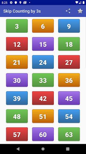 Skip Counting for Kids скриншот 2