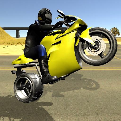 Wheelie King 3D - Realistic free  motorbike racing icon