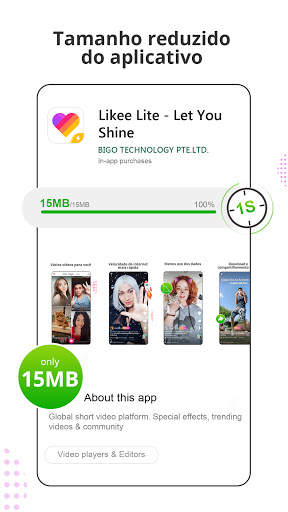Likee Lite - vídeos divertidos screenshot 1