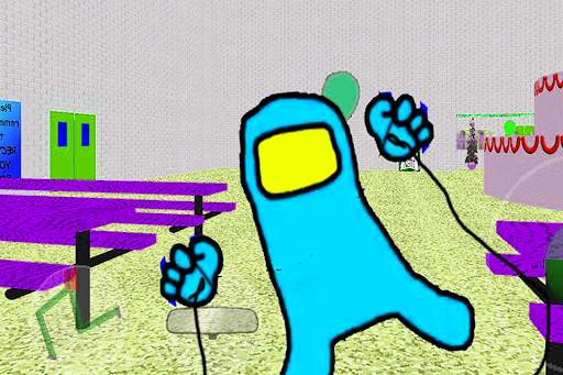 Among Us: Baldi Mod screenshot 1