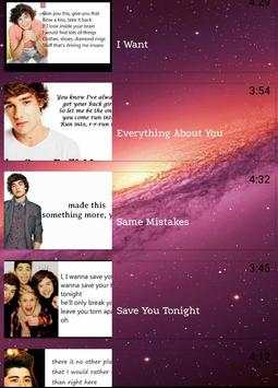 One direction Vidios Top Songs screenshot 3