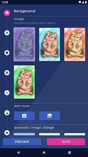 Cute Fluffy Cat Live Wallpaper screenshot 1