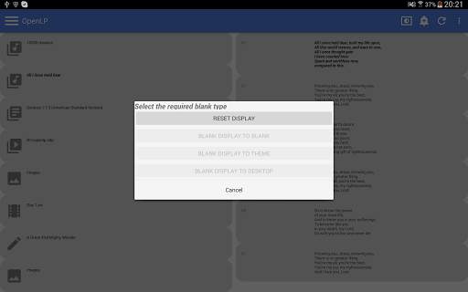 OpenLP - Remote 2.0 скриншот 9