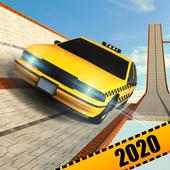 Taxi Drive Passenger Pick Driving Hill Station 3D logo