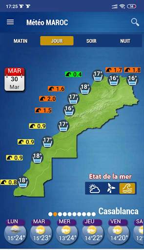 Météo Maroc screenshot 2