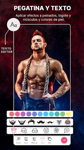 Cuerpo Constructor Foto Editor screenshot 2