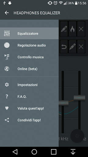 Equalizzatore Cuffie - Musica  screenshot 4
