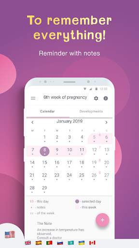 AMMA Pregnancy Tracker & Baby Due Date Calculator screenshot 4