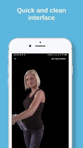 Washer Girl Live Wallpaper screenshot 2