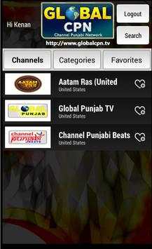 GLOBAL CPN - Punjabi TVs screenshot 1