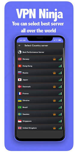 VPN Ninja - Turbo fast VPN, Secure VPN & Free VPN screenshot 3