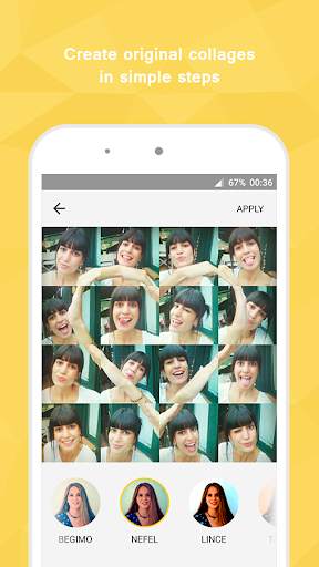 Mopic - Selfie Symbol Collage screenshot 1