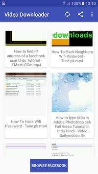 Video Downloader for Facebook screenshot 2