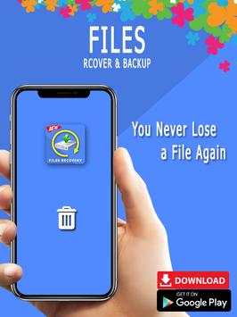 Recover all deleted photos; Files, pictures screenshot 1