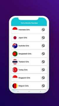 Girl Mobile Number - Girlfriend Number Prank screenshot 1