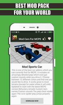 Mod Cars for MCPE. screenshot 3