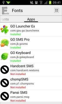 Fonts screenshot 2