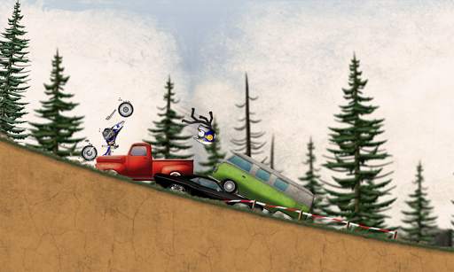 Stickman Downhill Motocross screenshot 3