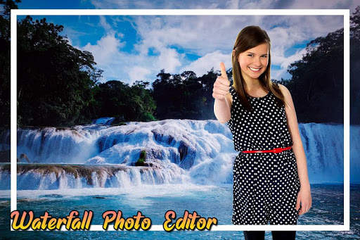 Waterfall Photo Frame : Cut Paste Editor 6 تصوير الشاشة