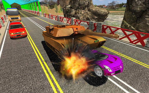 carro armato traffico di corsa screenshot 4