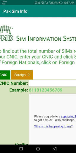 Pak Sim Information.All networks 2019 screenshot 3