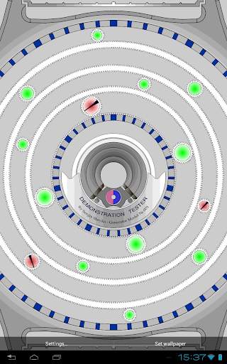 Planetary Clock Live-Wallpaper screenshot 10