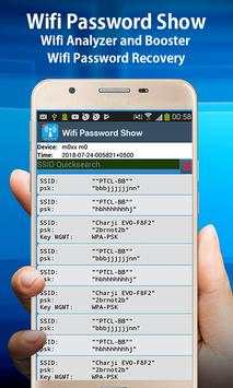 Wifi Password Show & wifi Analyzer 2019 screenshot 4