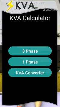 3 PHASE Kva Calculator screenshot 1