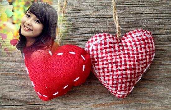 Fluffy Heart Photo Frame screenshot 3