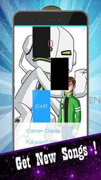 Piano Tiles Ben10 2018 screenshot 5