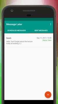 SMS Message Scheduler - Advanced screenshot 4