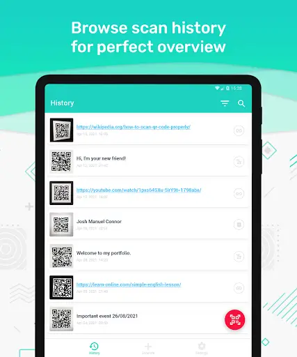 QR Code Reader and Scanner for Android screenshot 7