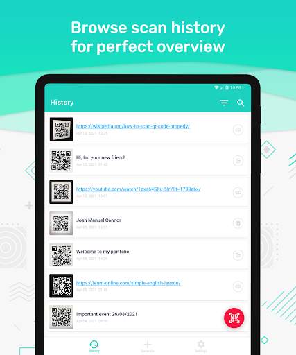 QR Code Reader and Scanner for Android screenshot 7
