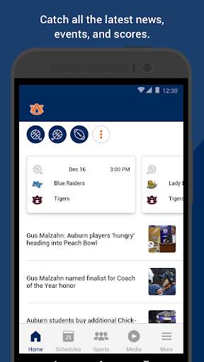 Auburn Athletics screenshot 2