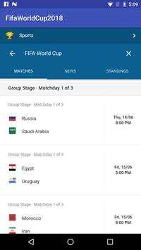 FIFA worldcup Schedule screenshot 2