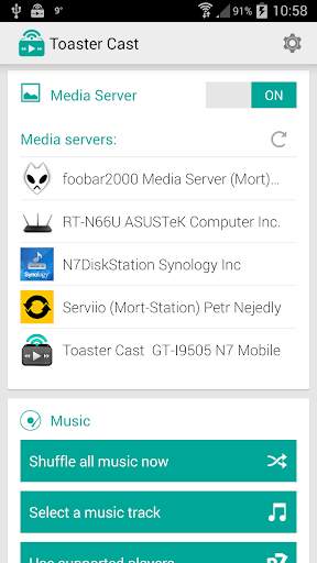 Toaster Cast DLNA UPnP Player screenshot 6