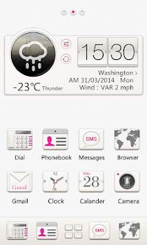 S Light GO Launcher Theme screenshot 5