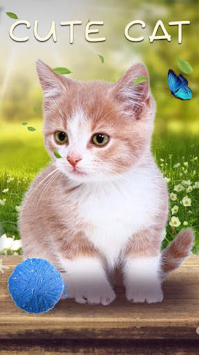 Cute Lovely Cat APUS Live Wallpaper screenshot 2