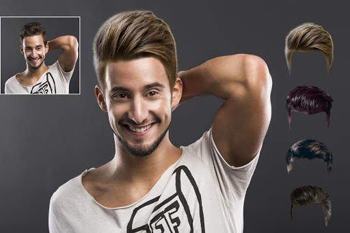 Man Hair Style Photo Editor screenshot 1