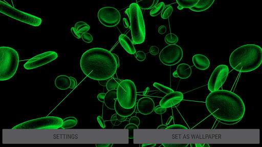 Blood Cells Particles 3D Parallax Live Wallpaper screenshot 13