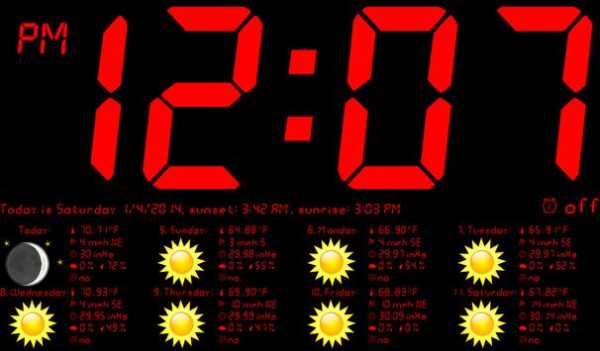 Tablet Clock screenshot 16