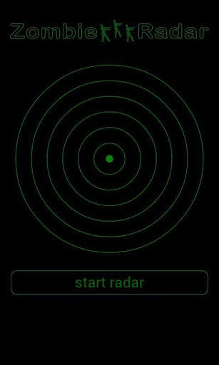 Zombie Radar Simulasi screenshot 1
