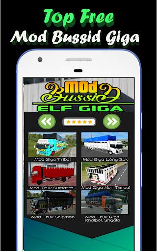 Mod bussid truk elf giga screenshot 4