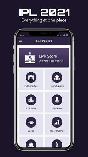 IPL 2021 : Full Schedule , Live Score screenshot 1
